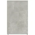 Armoire de dressing Gris béton 80x40x65 cm Bois d'ingénierie