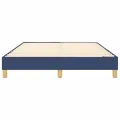 cadre de lit Bleu 140x200 cm Tissu