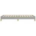 Cadre de lit Gris clair 100x200 cm Tissu