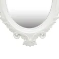 Miroir mural style château 56x76 cm Blanc