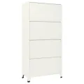 Armoire à casiers Gris et bleu 90x40x180 cm Acier