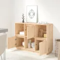 Buffet 110,5x35x80 cm Bois massif de pin