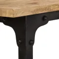 Bureau avec tabouret pliant Bois de manguier massif 115x50x76cm