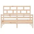 Cadre de lit Bois de pin massif 160x200 cm