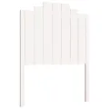 Tête de lit Blanc 81x4x110 cm Bois massif de pin