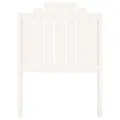 Tête de lit Blanc 81x4x110 cm Bois massif de pin