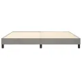 cadre de lit Gris clair 200x200 cm Velours