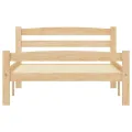 Cadre de lit Bois de pin massif 100x200 cm
