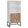 Buffet blanc 60x35x125 cm bois d'ingénierie