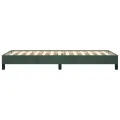 Cadre de lit Vert foncé 90x200 cm Velours
