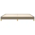 Cadre de lit Taupe 200x200 cm Tissu
