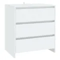 Buffet Blanc 70x41x75 cm Aggloméré