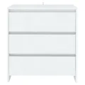 Buffet Blanc 70x41x75 cm Aggloméré
