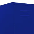 Armoire à casiers Bleu marine 35x46x180 cm Acier