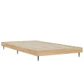 Cadre de lit chêne sonoma 90x200 cm bois d'ingénierie