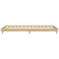 Cadre de lit chêne sonoma 90x200 cm bois d'ingénierie