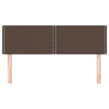 Têtes de lit 2 pcs Marron 72x5x78/88 cm Similicuir