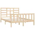 Cadre de lit Bois de pin massif 140x200 cm