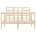 Cadre de lit Bois de pin massif 140x200 cm