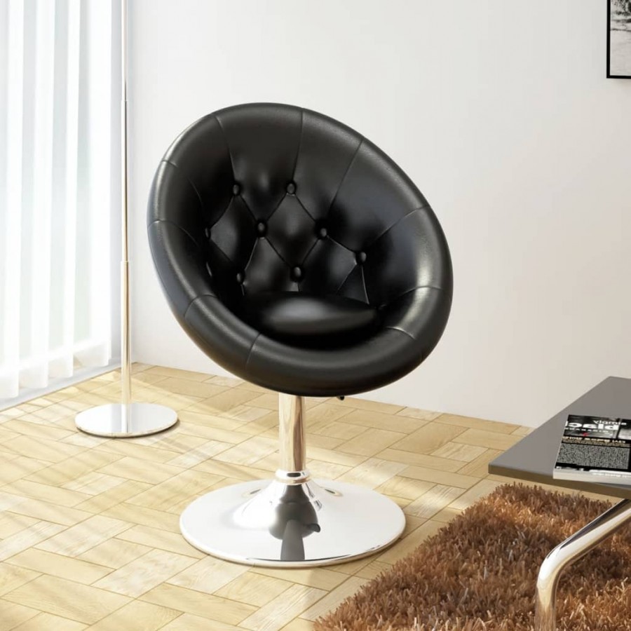 Tabouret de bar Noir Similicuir