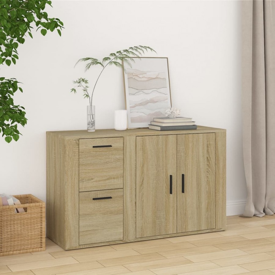 Buffet Chêne sonoma 100x33x59,5 cm Bois d'ingénierie