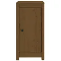 Buffets 2 pcs Marron miel 40x35x80 cm Bois massif de pin
