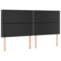 cadre de lit avec matelas Noir 180x200 cm Similicuir