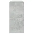 Table console Gris béton 100x35x76,5 cm Aggloméré