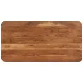 Table de bar bois massif d'acacia et finition miel 110x55x106cm