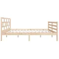 Cadre de lit Bois massif 120x190 cm Petit Double