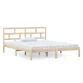 Cadre de lit Bois massif 120x190 cm Petit Double