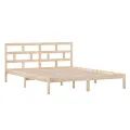 Cadre de lit Bois massif 120x190 cm Petit Double