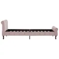 Cadre de lit Rose Velours 100 x 200 cm