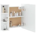 Armoire à miroir avec LED Blanc 70x16,5x60 cm