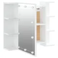 Armoire à miroir avec LED Blanc 70x16,5x60 cm