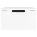 Table de chevet murale Blanc 34x30x20 cm
