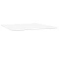 cadre de lit avec matelas Blanc 200x200cm Similicuir
