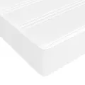 cadre de lit avec matelas Blanc 200x200cm Similicuir