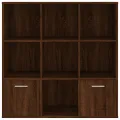 Armoire à livres Chêne marron 98x30x98 cm