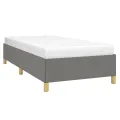 Cadre de lit Gris foncé 80x200 cm Tissu