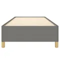 Cadre de lit Gris foncé 80x200 cm Tissu