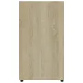 Armoire de salle de bain Chêne sonoma 60x33x61 cm Aggloméré