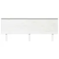 Tête de lit Blanc 204x6x82,5 cm Bois massif de pin