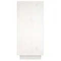 Buffet Blanc 60x34x75 cm Bois massif de pin