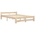 Cadre de lit Bois de pin massif 120x200 cm