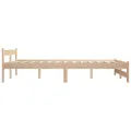 Cadre de lit Bois de pin massif 120x200 cm