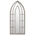 Miroir de jardin Sable 100x45cm Fer pour utilisation extérieure