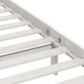 Cadre de lit Blanc Bois de pin massif 100x200 cm