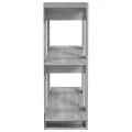 Bibliothèque/Séparateur de pièce Sonoma gris 80x30x87 cm