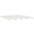 Lit de palette blanc 120x200 cm bois de pin massif